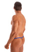 Mens Micro Adjustable G String Swimsuit in Royal Blue Powernet 1; Mens Micro Adjustable G String Swimsuit in Royal Blue Powernet 2; Mens Micro Adjustable G Stri