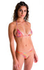 Low T Back Thong Bottom in Tan Through Orange Jungle, Front View; Low T Back Thong Bottom in Tan Through Orange Jungle, Rear Alternative; Low T Back Thong Botto