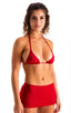 S7 - Womens Micro Mini Skirt - Solids 3450 Ruby red - Skinzwear