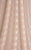 Womens SusieQ Split Short Beach Cover-Up in Tan Satin Stripe Mesh  1; Womens SusieQ Split Short Beach Cover-Up in Tan Satin Stripe Mesh  2; Womens SusieQ Split 