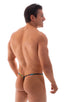 mens sexy g string swimsuit micro thong skinz swimwear in Tan Through RaveUp; Roman G String Swim Thong in RaveUp Tan Through, Rear View; Roman G String Swim Th