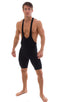SM - Mens Singlet Bodysuit - Solids 8307 Black - Skinzwear