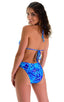 T1 - Womens Classic Triangle Bikini Top - Prints 9155 New world blue - Skinzwear
