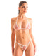 T51 - Womens Inciter2 Bikini Top - Solid Sheer Semi Sheer 9881 - 3499 Blush - Optic white - Skinzwear