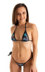 T51 - Womens Inciter2 Bikini Top - Tan Through 4750 - 6407 Aqua leopard - Black - Skinzwear