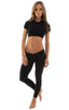 Baby Doll in Black Cotton-Lycra, Front View; Baby Doll in Black Cotton-Lycra, Rear View; Baby Doll in Black Cotton-Lycra, Front Alternative; Special Order Notic