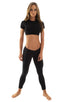 Baby Doll in Black Cotton-Lycra, Front View; Baby Doll in Black Cotton-Lycra, Rear View; Baby Doll in Black Cotton-Lycra, Front Alternative; Special Order Notic