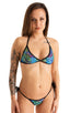Womens Cheekini Scrunchie Swimsuit Bottom in Tan Through Neon Ferns 1; Womens Cheekini Scrunchie Swimsuit Bottom in Tan Through Neon Ferns 2; Womens Cheekini Sc