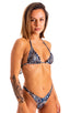 womens high cut brazilian swim suit sexy bikini swimwear in congo jumgle; Womens High Cut Brazilian Swim Suit bottom in Congo 2; Womens High Cut Brazilian Swim 