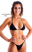 womens swimwear best seller skinny micro brazilian bikini skinz swimsuit in sheer black; Skinny Side Rio Bikini Bottom in Super Thin Skinz Black 2; Skinny Side 