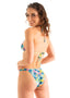 B85 - Womens High Cut Brazilian Scrunchie Bottom - Tan Through