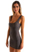 D11 - Womens Club Party Mini Dress - Mesh