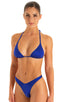 womens sexy t back thong swimsuit high cut tanga style swimwear in Imperial Blue; High Cut Thong Bottom in Imperial Blue 2; High Cut Thong Bottom in Imperial Bl
