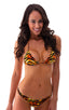 womens sexy t back thong swimsuit low cut micro bikini swimwear in sheer Wild Tiger; Low T Back Thong Bottom in Super ThinSKINZ Wild Tiger 2; Low T Back Thong B