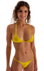 Brazilian Triangle Swim Top in Sunshine Yellow .5; Brazilian Triangle Swim Top in Sunshine Yellow, Front Alternative; Brazilian Triangle Swim Top in Sunshine Ye